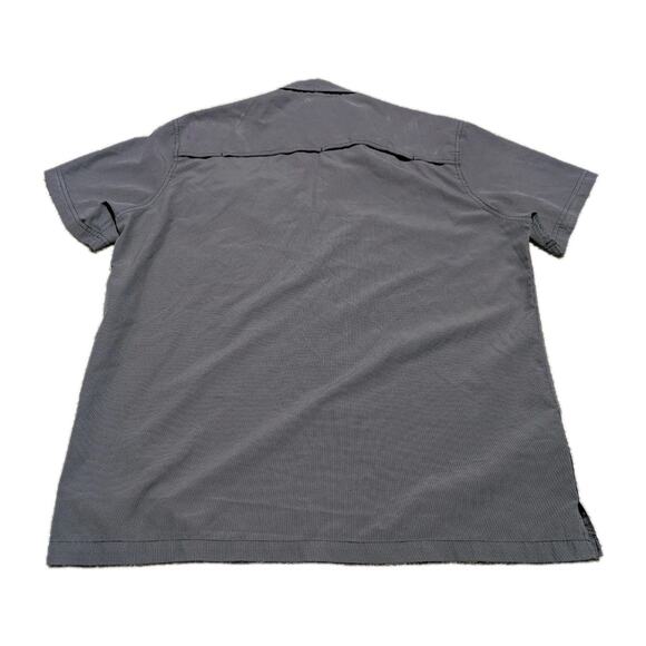 Eddie Bauer Shirt Mens Large Vented SS Hike Fish Camp Zip Pockets Outdoor - Picture 2 of 6